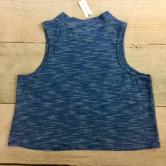 Anthropologie Postmark Indigo Mockneck Tank - Picture 6 of 6